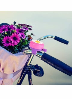 Y&D Child Girls Boys Sunflower Bicycle Bell Bike Scooter Horn Accessories for Kids Pink Purple  - Image 5