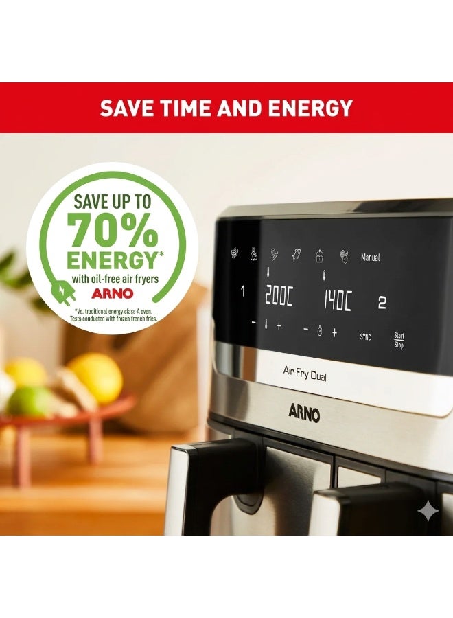 Arno Dual Air Frye 8L Stainless Steel 8 Liters - Image 4