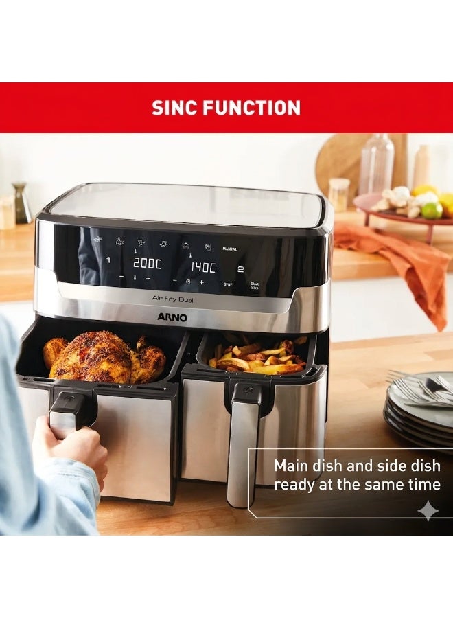 Arno Dual Air Frye 8L Stainless Steel 8 Liters - Image 5