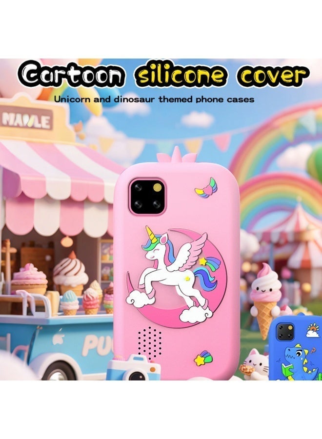 Kids Smartphone Toy with Camera for Boys and Girls Ages 3-8, Includes 8G TF Card (gink) - Image 2