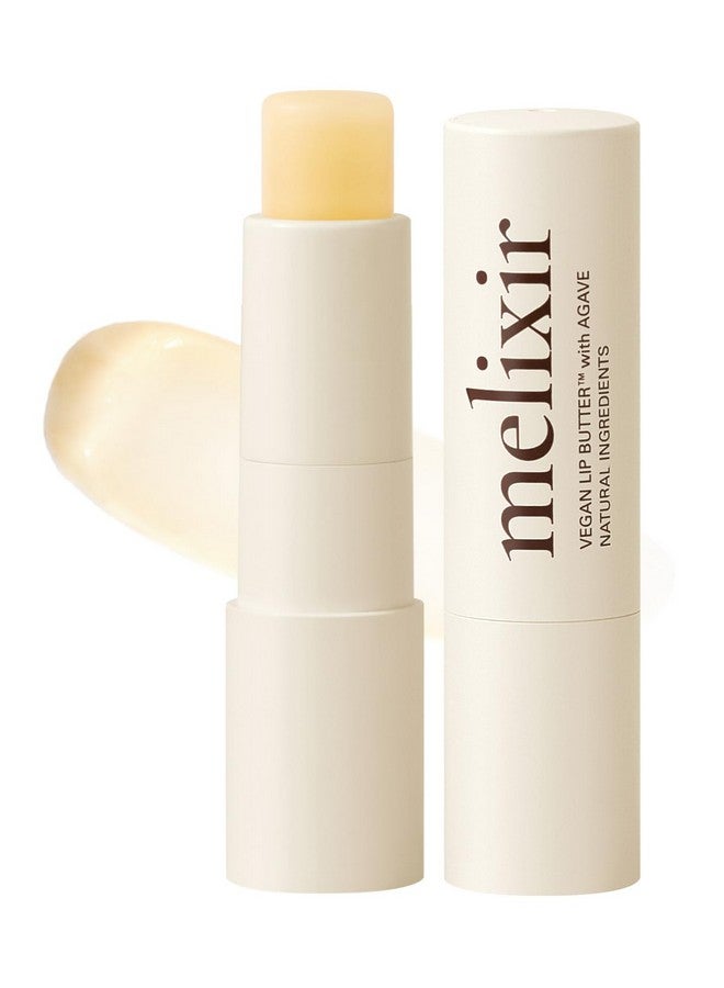 Melixir Vegan Lip Butter 01 Agave(Clear) (+11 More Colors) 0.13Oz Bee Free Petrolatum Free Deep Nourishing Plantbased Vegan Chapstick Vegan Lip Balm For Dry Cracked And Chapped Lips - Image 1