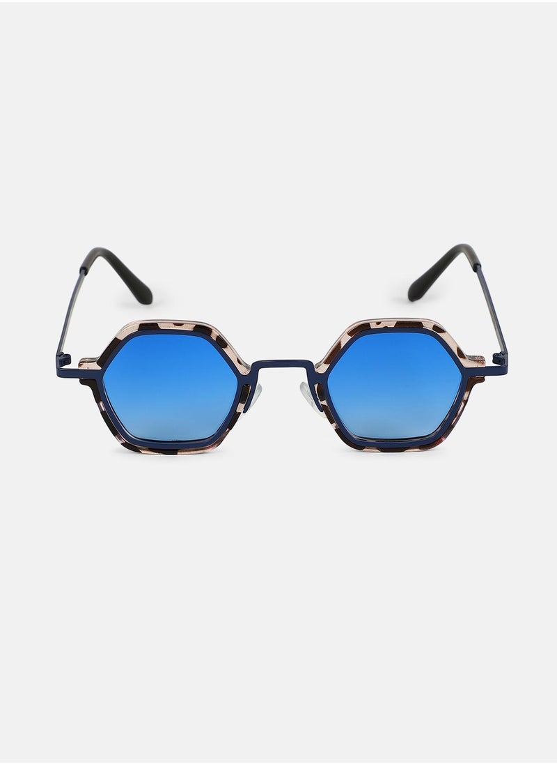 Haute Sauce - Polarized Full Rim Hexagonal Sunglasses For Women - Image 1