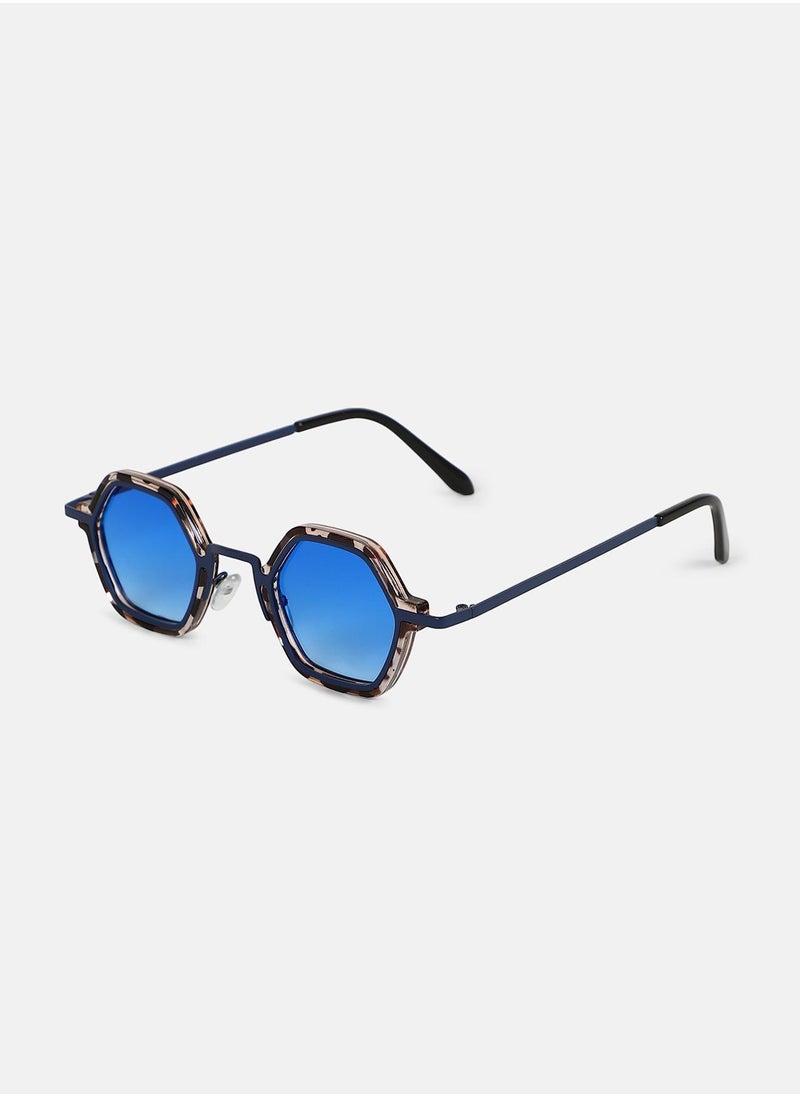 Haute Sauce - Polarized Full Rim Hexagonal Sunglasses For Women - Image 1