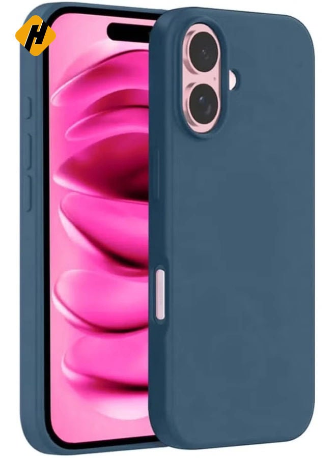 HuHa Liquid Silicone Case for iPhone 16 - Ultra Slim Design with Anti-Scratch Microfiber Lining & Drop Protection - Image 1