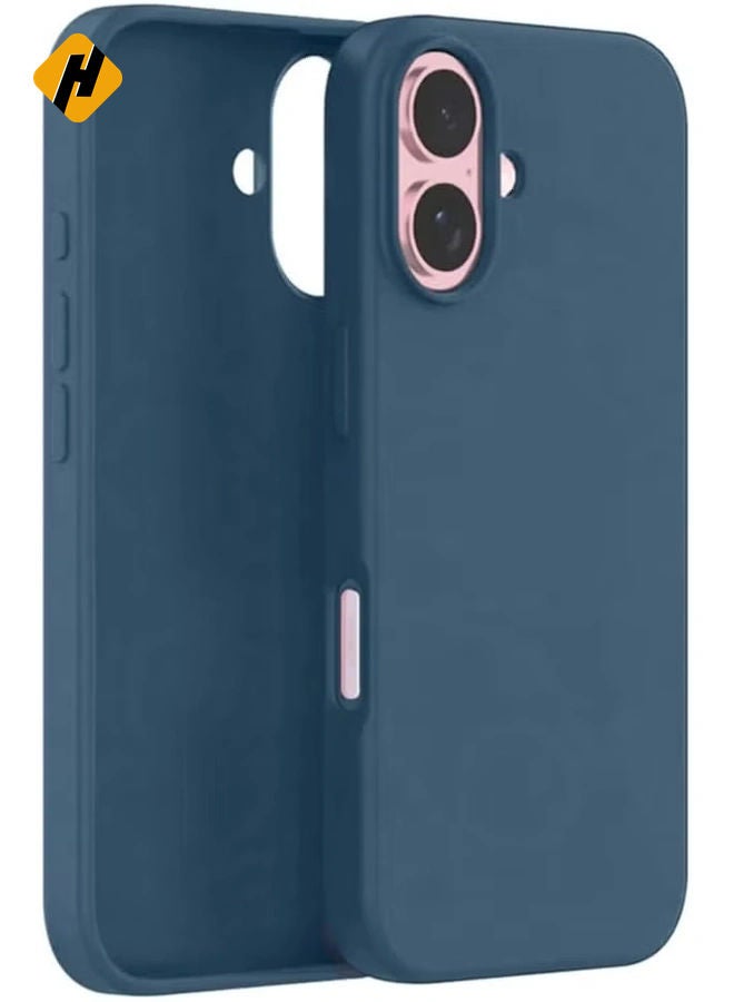 HuHa Liquid Silicone Case for iPhone 16 - Ultra Slim Design with Anti-Scratch Microfiber Lining & Drop Protection - Image 2