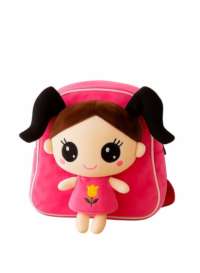 TOY TOTES (SMILES START HERE!) Kids Cute Backpack for Nursery Children Soft Velvet Cartoon Animal Plush Preschool Mini Travel Bags for ideal Baby Girl & Baby Boy & Toddlers - Image 1