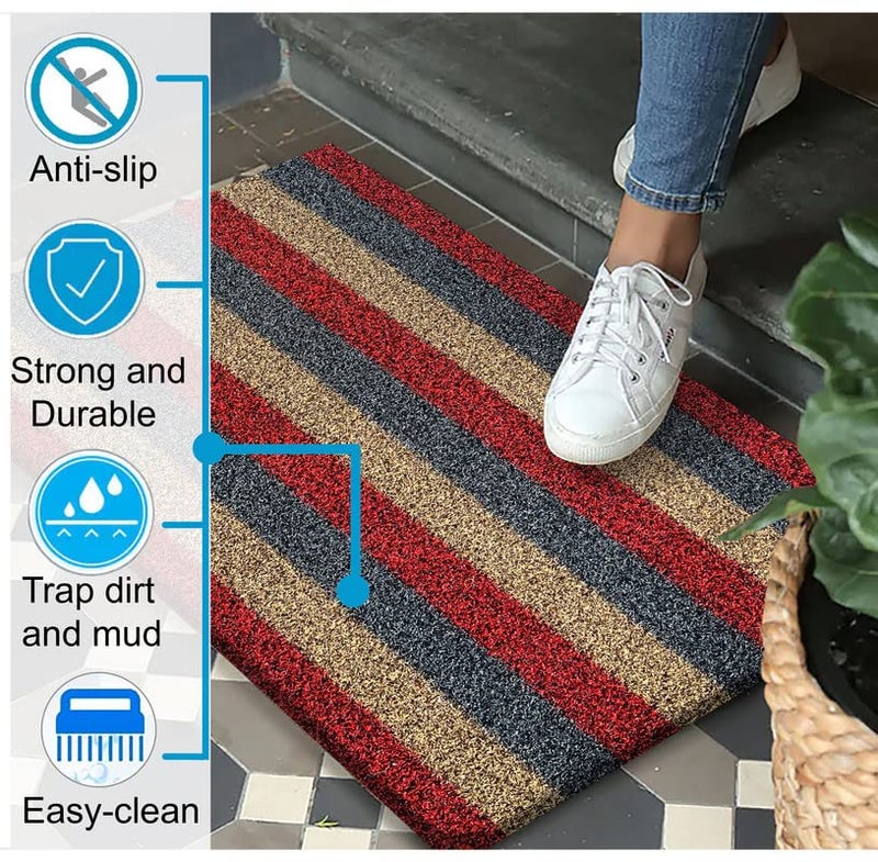 NESTPRIME Rubber Anti Slip Bathmat for BathroomKitchen Waterproof Anti Skid Mats for Home EntranceLiving Room RugsFloor Mats for Home Office Multipurpose Use 2x5 Feet Multi - Image 4