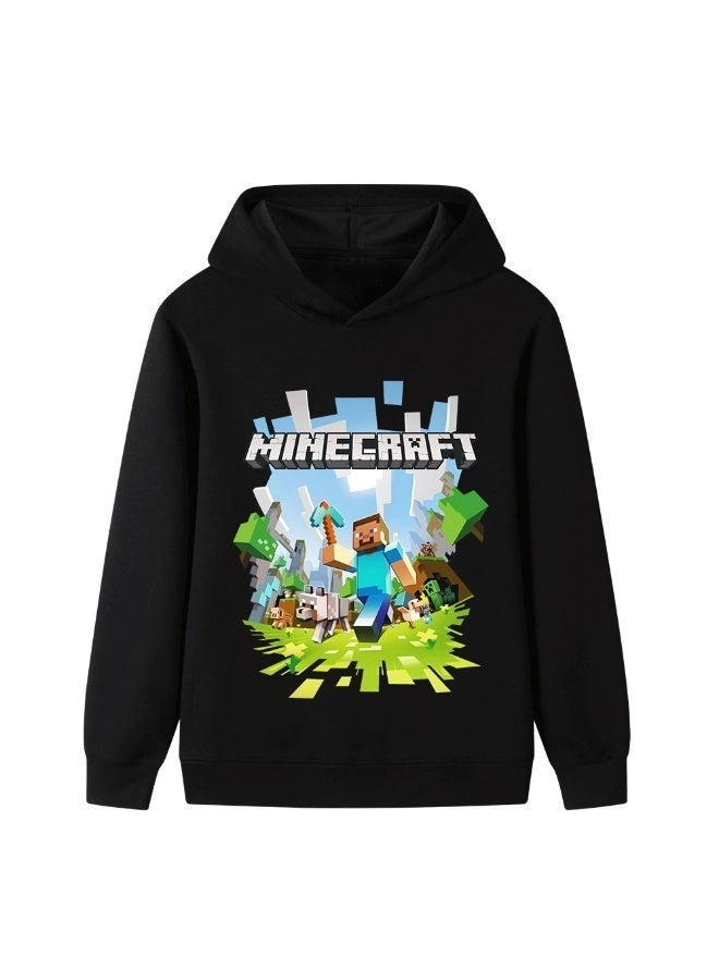 Minecraft kids hooded sweatshirt for boys and girls - Image 1