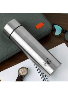 Cello CELLO H2O Stainless Steel Water Bottle | Leak proof & break-proof | Lid is sealed by a silicone ring | Best Usage for Office/School/College/Gym/Picnic/Home/Fridge |1 Litre | Silver, Set of 5  - Image 4