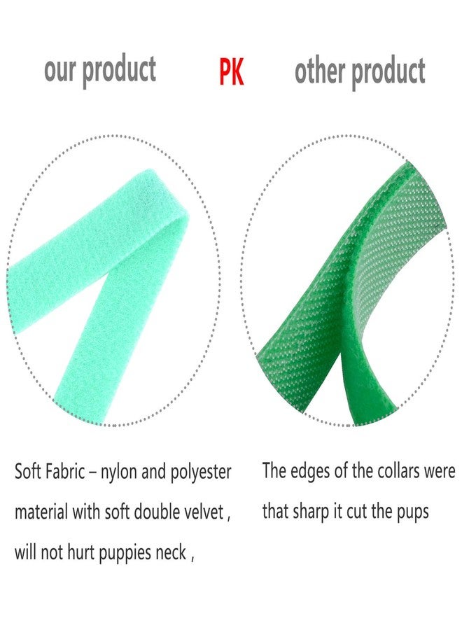 Whaline 15 Colors Puppy ID Collars Whelping Dog Band Newborn Soft Fabric Adjustable Identification Collar for Pet Dog Cat - Image 3