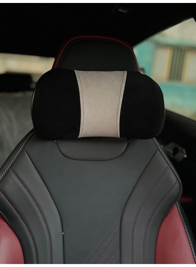 Memory Foam Car Headrest Neck Support Pillow 2 Pack, Ergonomic Soft Comfort Cushion for Driving, Travel and Daily Commute Use - Image 4