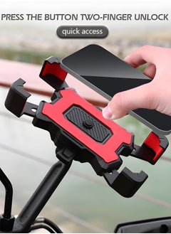 GROIC Bike Phone Holder, Motorcycle Phone Mount Motorcycle Handlebar Cell Phone Clamp, Scooter Phone Clip with Umbrella,Bicycle Riding Equipment  - Image 4