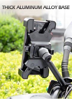 GROIC Bike Phone Holder, Motorcycle Phone Mount Motorcycle Handlebar Cell Phone Clamp, Scooter Phone Clip with Umbrella,Bicycle Riding Equipment  - Image 5