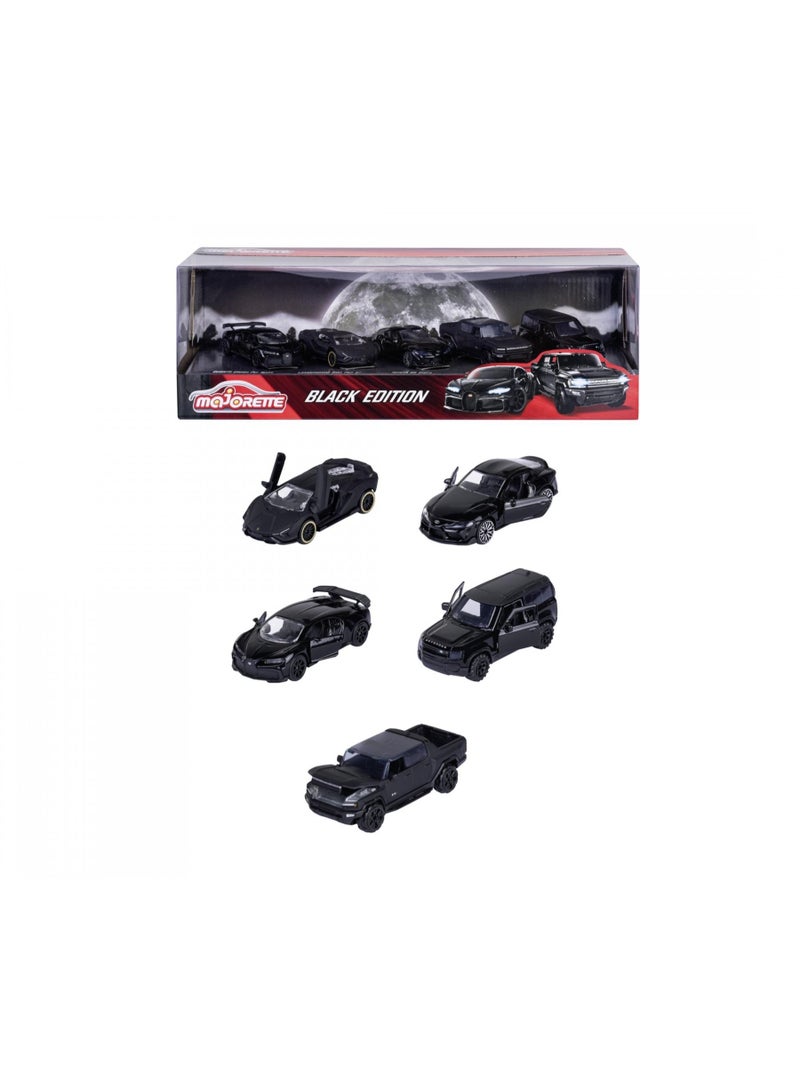 Majorette Majorette Black Edition Die-Cast 5 Pieces Giftpack  - Image 1
