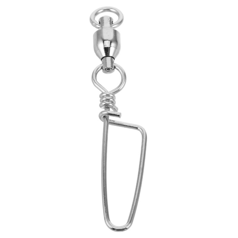 Yardwe Fishing Swivels Snap Connectors Black Easy Snap Connection For Saltwater Freshwater - Image 1