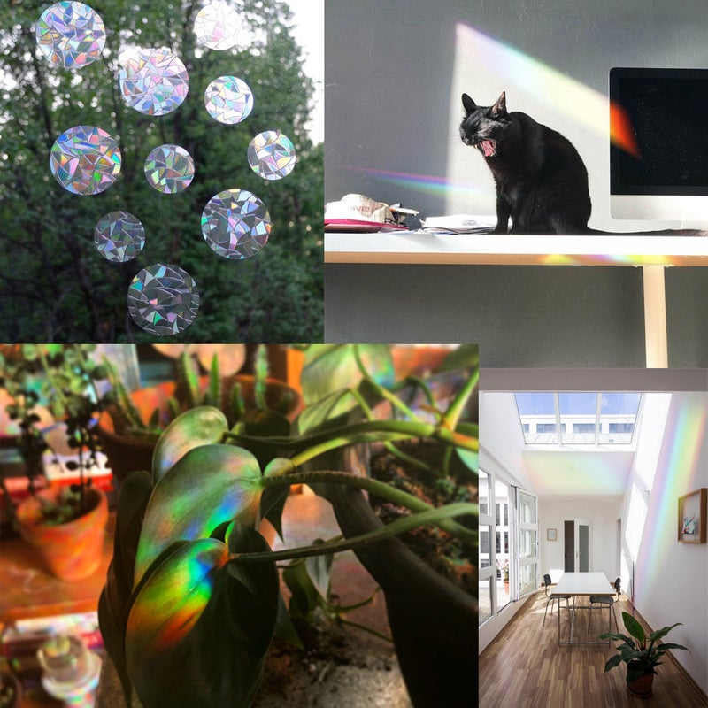 Rps001-052 Rainbow Prism Electrostatic Sticker Glass Sticker Adhesive Free Pvc Film Window Sticker Film - Image 2