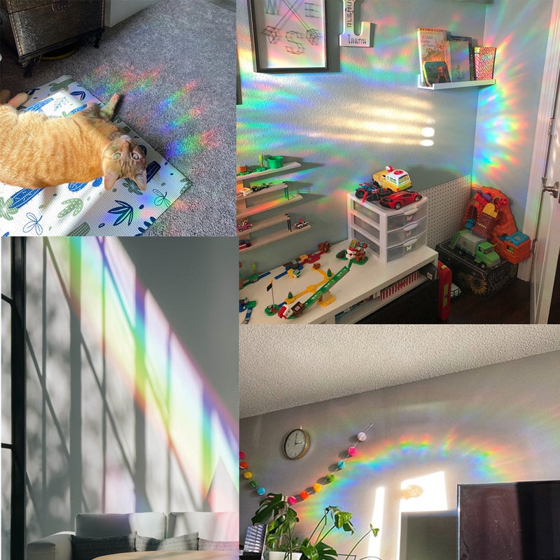 Rps001-052 Rainbow Prism Electrostatic Sticker Glass Sticker Adhesive Free Pvc Film Window Sticker Film - Image 3