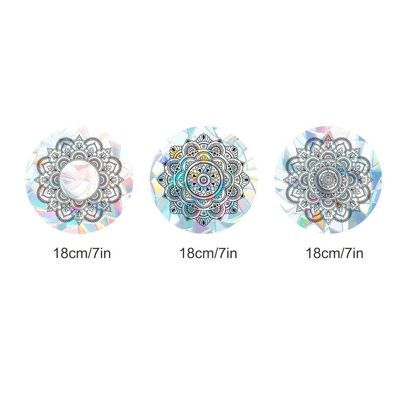 Rps001-052 Rainbow Prism Electrostatic Sticker Glass Sticker Adhesive Free Pvc Film Window Sticker Film - Image 1