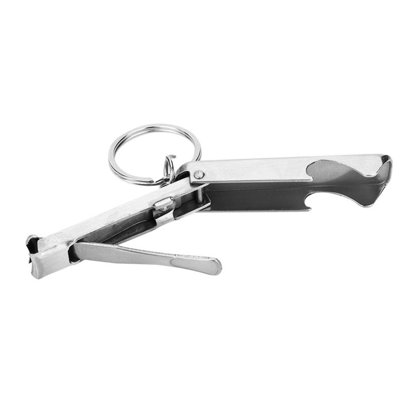 2 In 1 Stainless Steel Mini Tool Keychain - Anti-Rust Durable Compact Pocket Tool for Daily EDC Use - Image 2