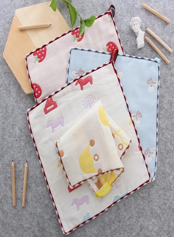 Uber World Baby Handkerchief | Kids Handkerchiefs | Drool Cloth | 6-Layered Cotton | Cotton1P | (12) - Image 5