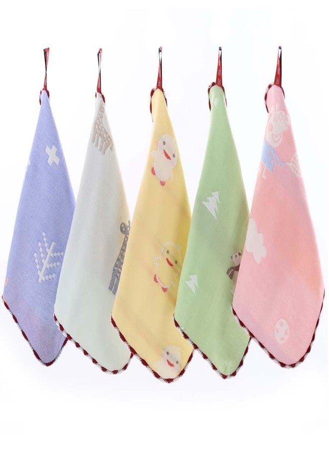 Uber World Baby Handkerchief | Kids Handkerchiefs | Drool Cloth | 6-Layered Cotton | Cotton1P | (12) - Image 1