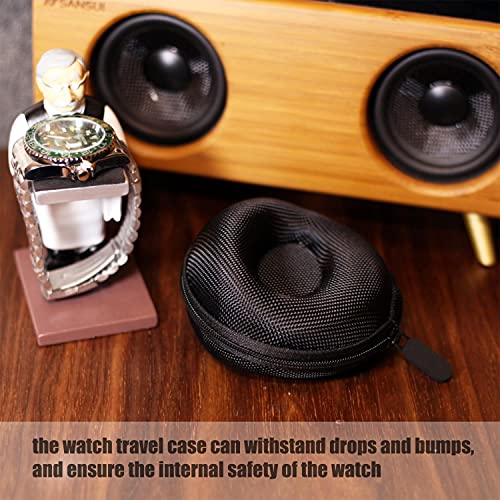Besforu Watch Travel Case for Men and Women Portable Single Watch Storage box and Organizer for Wristwatches and Smart Watches (Black（1 slot）) - Image 5