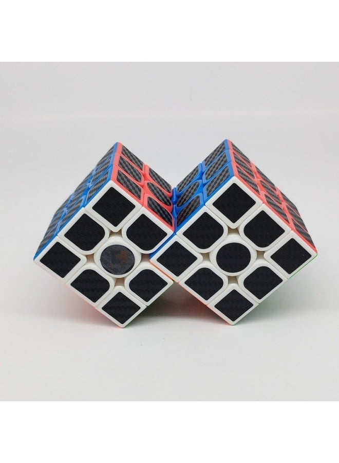 Ladder Color 2-in -3-in -2-in -6 Rubik's Cube 3-in -3-in -3-in -3-in -2-in -6 Restricted Rotation Conjoined Rubik's Cube-Color:Two Even Six Color Rubik's Cube (carbon Fiber Sticker)  - Image 5