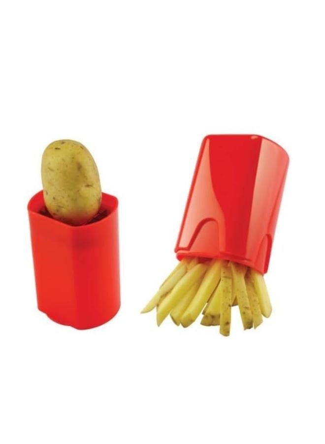 قطاعة البطاطس المقلية الفرنسية، قطاعة طبيعية سريعة لتقطيع الخضروات اداة تقطيع البطاطس - Image 1