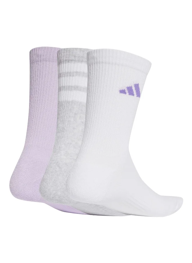 اديداس adidas logo pack 3pp unisex crew socks