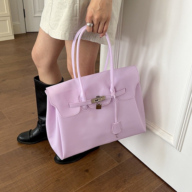 Japanese Korean Fashion Jelly Bag 2026 Summer Commute Tote Bag Fashion PVC Large Capacity Shoulder Bag - Image 4