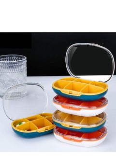 EMZJ 6 Compartments Portable Small Medicine Container Mini Organizer Supplement pill box XQ-005B  - Image 3