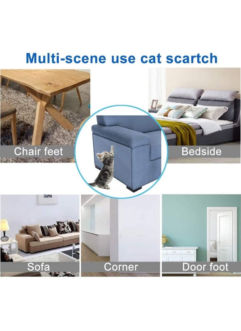 Generic - 10 Cat Scratch Guards Furniture Protector Tape Effective Scratching Deterrent for Couch Carpet and Doors - Image 1