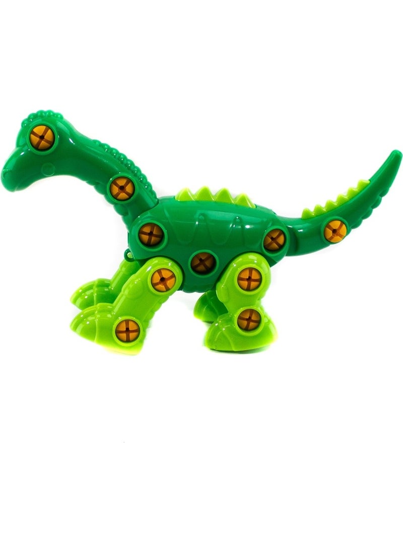 Erzi - Educational Toy Dinosaur Disassemble Dinosaur Green - Image 1