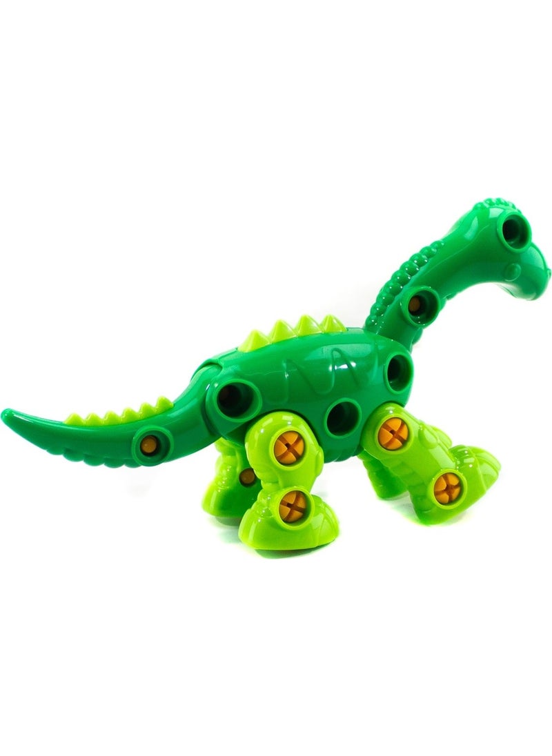 Erzi - Educational Toy Dinosaur Disassemble Dinosaur Green - Image 1