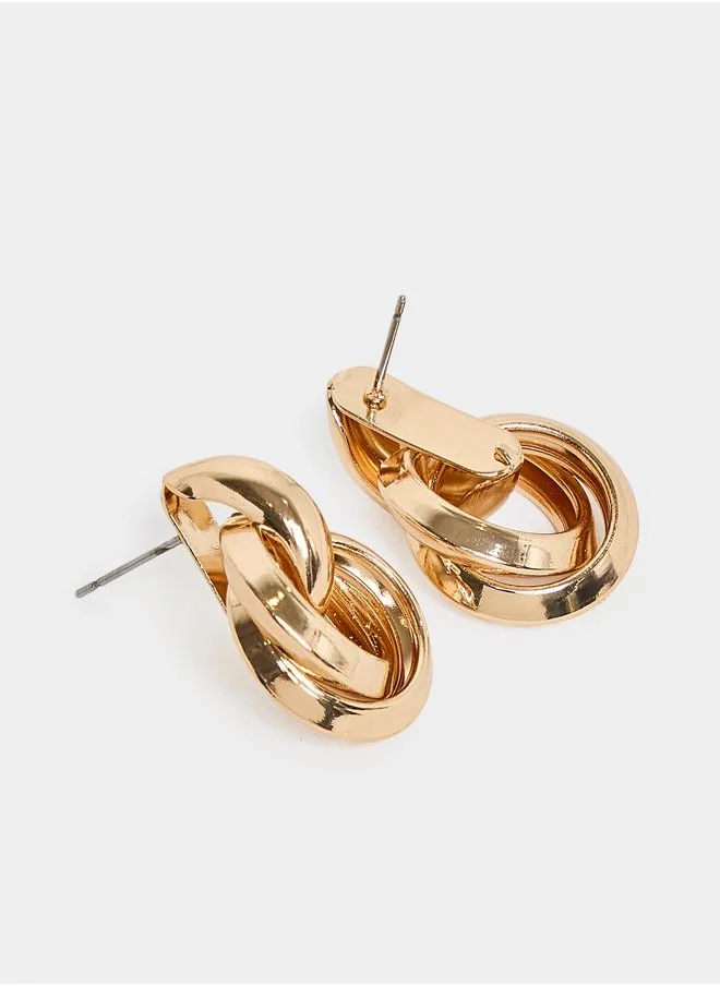 ستايلي Twisted Knot Earrings