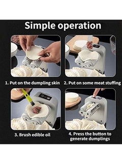 Generic Electric dumpling machine, household automatic dumpling machine mold, dumpling machine automatic dumpling press, three-speed mode kitchen DIY dumpling machine press, green  - Image 3