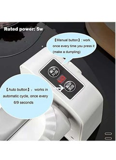 Generic Electric dumpling machine, household automatic dumpling machine mold, dumpling machine automatic dumpling press, three-speed mode kitchen DIY dumpling machine press, green  - Image 1