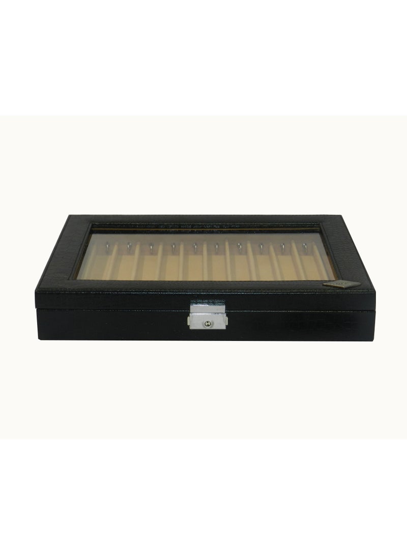 LAVERI LEATHER Laveri Genuine Leather Chain Box Organizer Storage Chain Stud Tray Showcase Storage Case  - Image 2