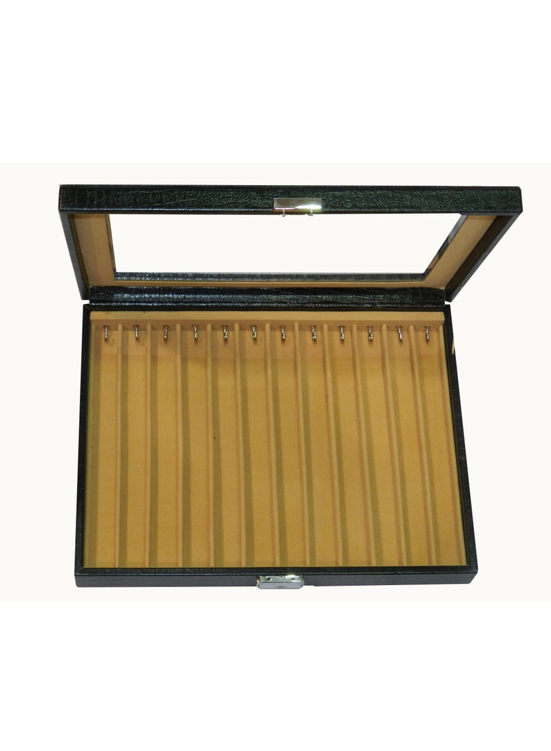 LAVERI LEATHER Laveri Genuine Leather Chain Box Organizer Storage Chain Stud Tray Showcase Storage Case  - Image 4