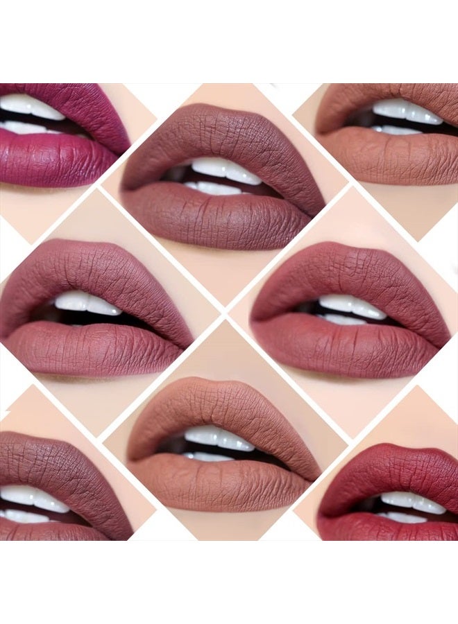 girlactik Long Lasting Matte Lip Paint Liquid Lipstick in Allure- Long wearing, Smooth Application, Pigmented, Non-Crack Formula, Lightweight, 7.5 ml / .25 oz, (Divine) - Image 4