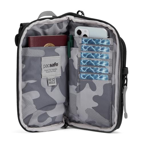 Pacsafe GO Anti Theft Tech Crossbody, Jet Black - Image 5