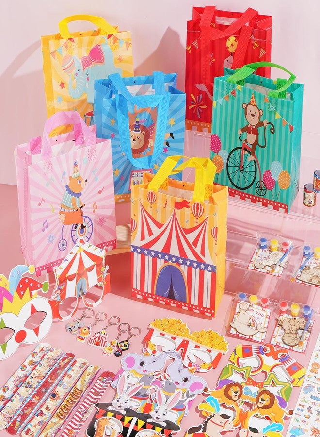 Vanblue 96Pcs Carnival Party Favors,Circus Animal Theme Party Birthday Decorations Supplies,Gift Bags Stuffers Piñata Fillers Temporary Tattoos Classroom Rewards,Trunk or Treat Decorations - Image 2