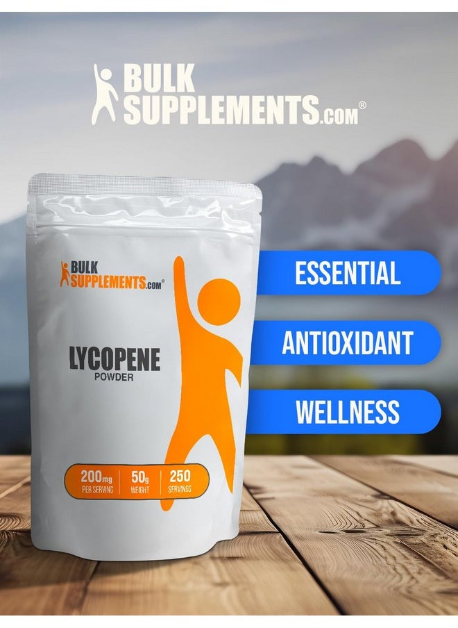 بالك سابلمنتس مسحوق الليكوبين من BulkSupplements.com - مكمل الليكوبين، الليكوبين 10 ملجم - مكمل مضاد للأكسدة ومكمل لصحة القلب، خالٍ من الجلوتين، 200 ملجم لكل وجبة، 50 جم (1.8 أونصة)  - Image 4