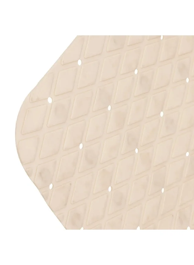 Five Simply Smart Durable Plastic Anit-Slip Bathtub Floor Mat Beige 70 x 35 cm 160833O