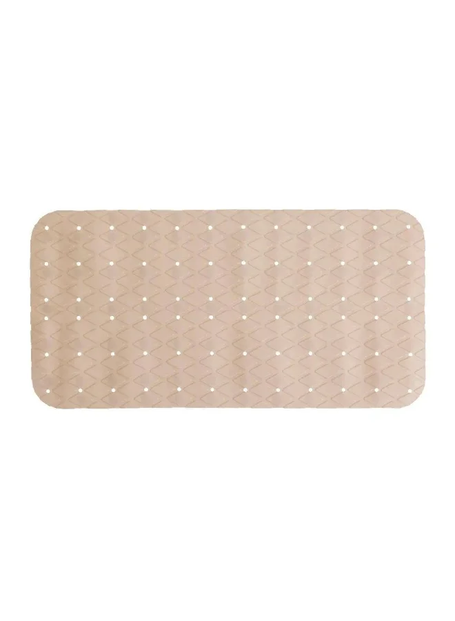 Five Simply Smart Durable Plastic Anit-Slip Bathtub Floor Mat Beige 70 x 35 cm 160833O