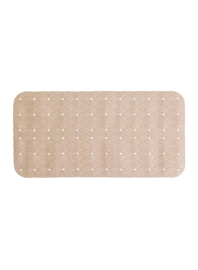 Five Simply Smart Durable Plastic Anit-Slip Bathtub Floor Mat Beige 70 x 35 cm 160833O - Image 1