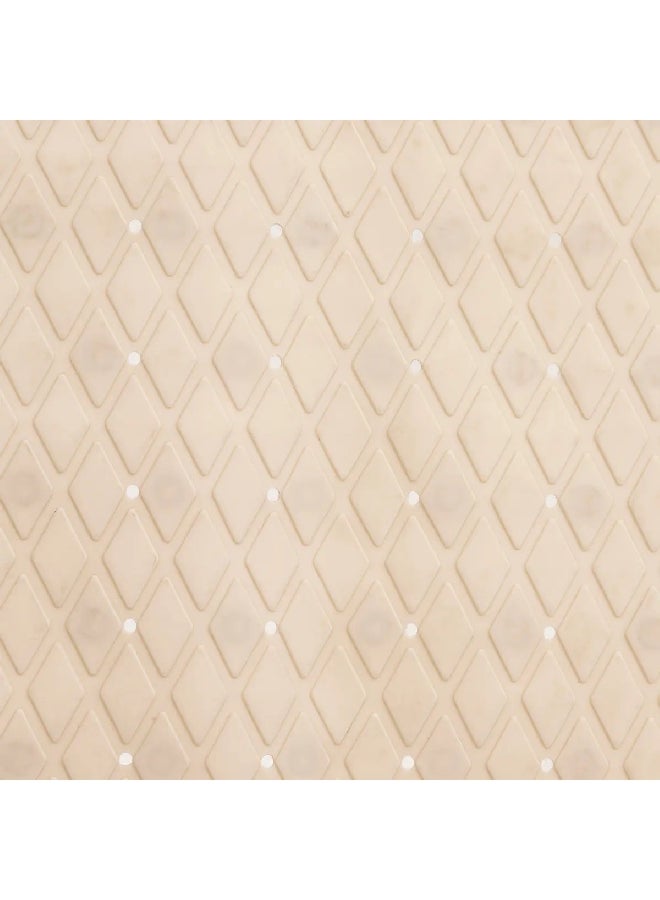 Five Simply Smart Durable Plastic Anit-Slip Bathtub Floor Mat Beige 70 x 35 cm 160833O - Image 4