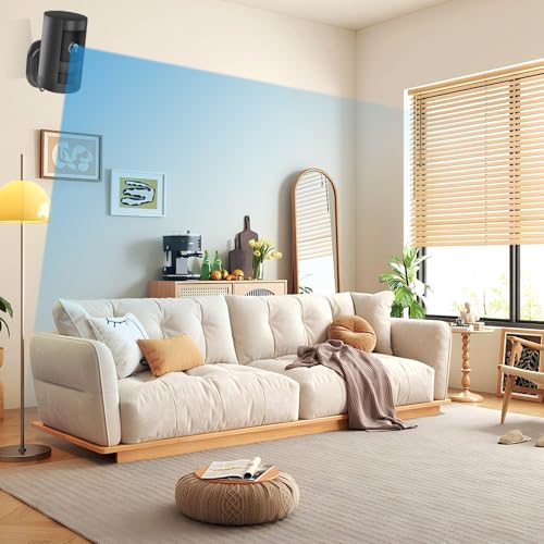 ALERTCAM No Drill Wall Mount Compatible with Stick Up Cam and Ring/Indoor Cam & Indoor Cam Plus , Strong Adhesive and No Screws Indoor Camera Mount(3Pack,White) - Image 5