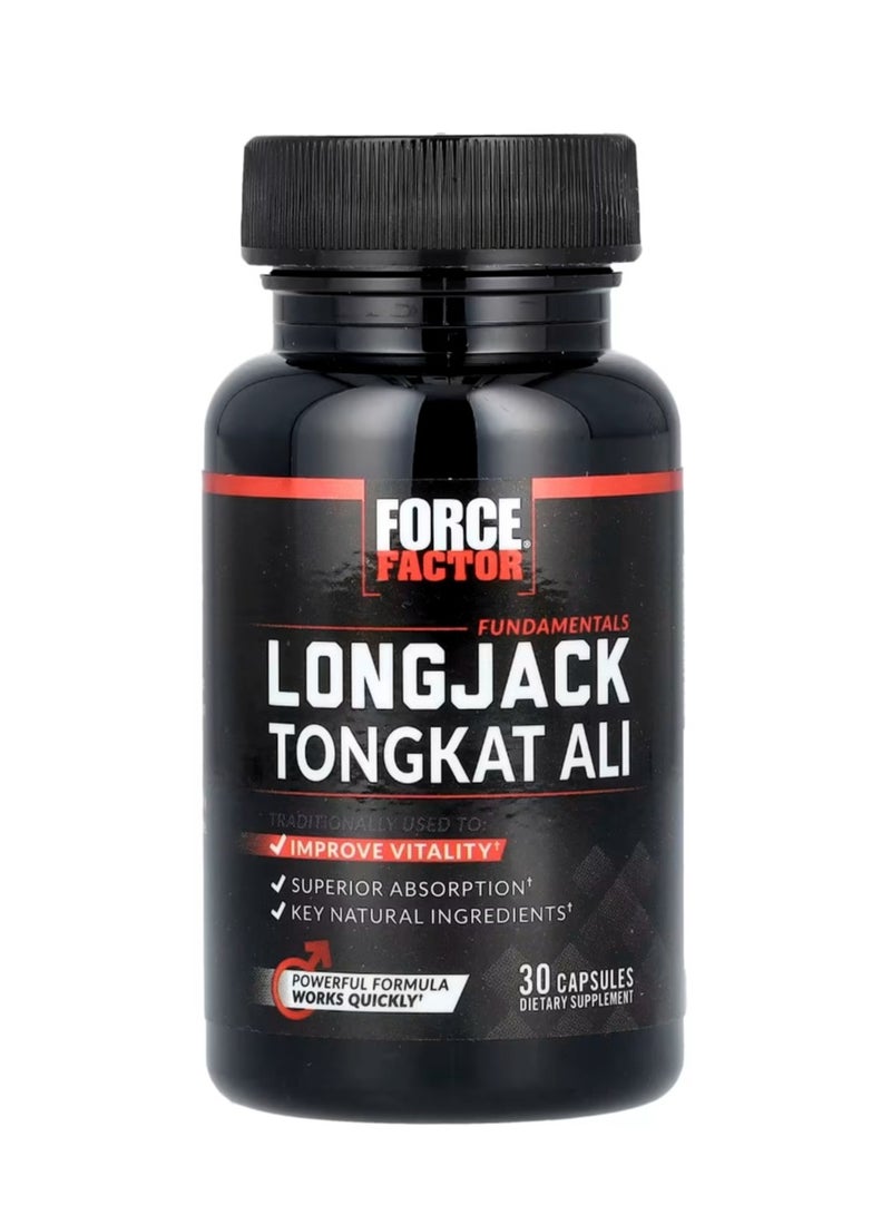 Force Factor Longjack Tongkat Ali, 30 Capsules - Image 2