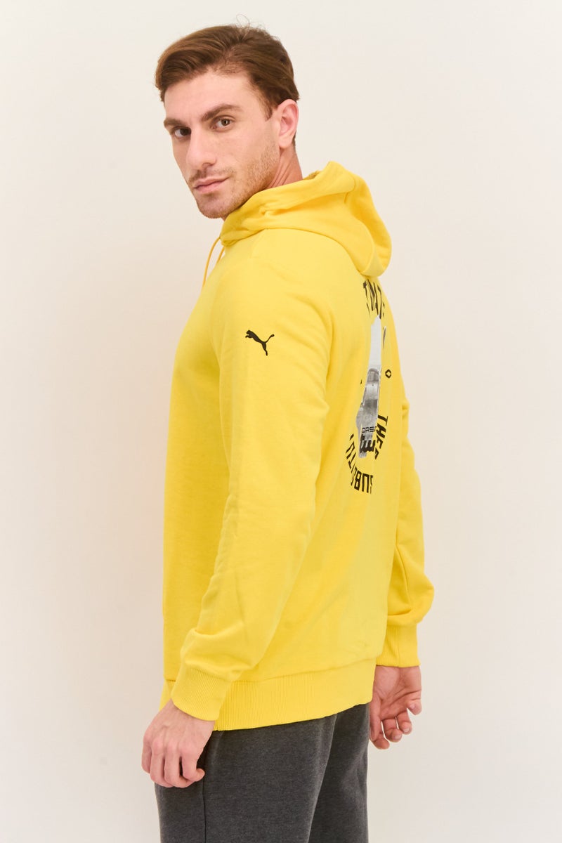 PUMA Puma x Porsche Design Men Sportswear Fit Long Sleeves Outdoor Sweatshirt, Yellow  - Image 2